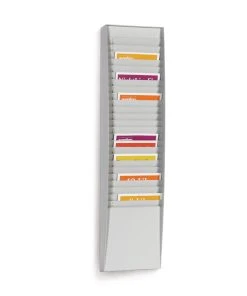 Null Wand-Sortiertafel, Vertikal 2 × 10 Fächer, Grau - Paperflow -Yongsheng-Geschäft 0664c23a dd98 439a 9a09 2fb6806a16c4 1