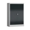 Lullmann Metallschrank Abschließbar Flügeltürenschrank Aktenschrank 120x92x42cm Grau/anthrazit X-530328