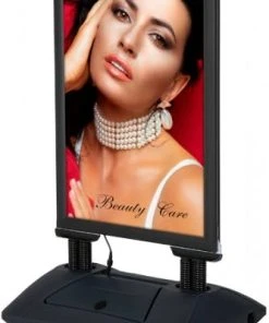 Null Wind-LED Pro Waterbase, Schwarz, A1, Inkl. Batterie