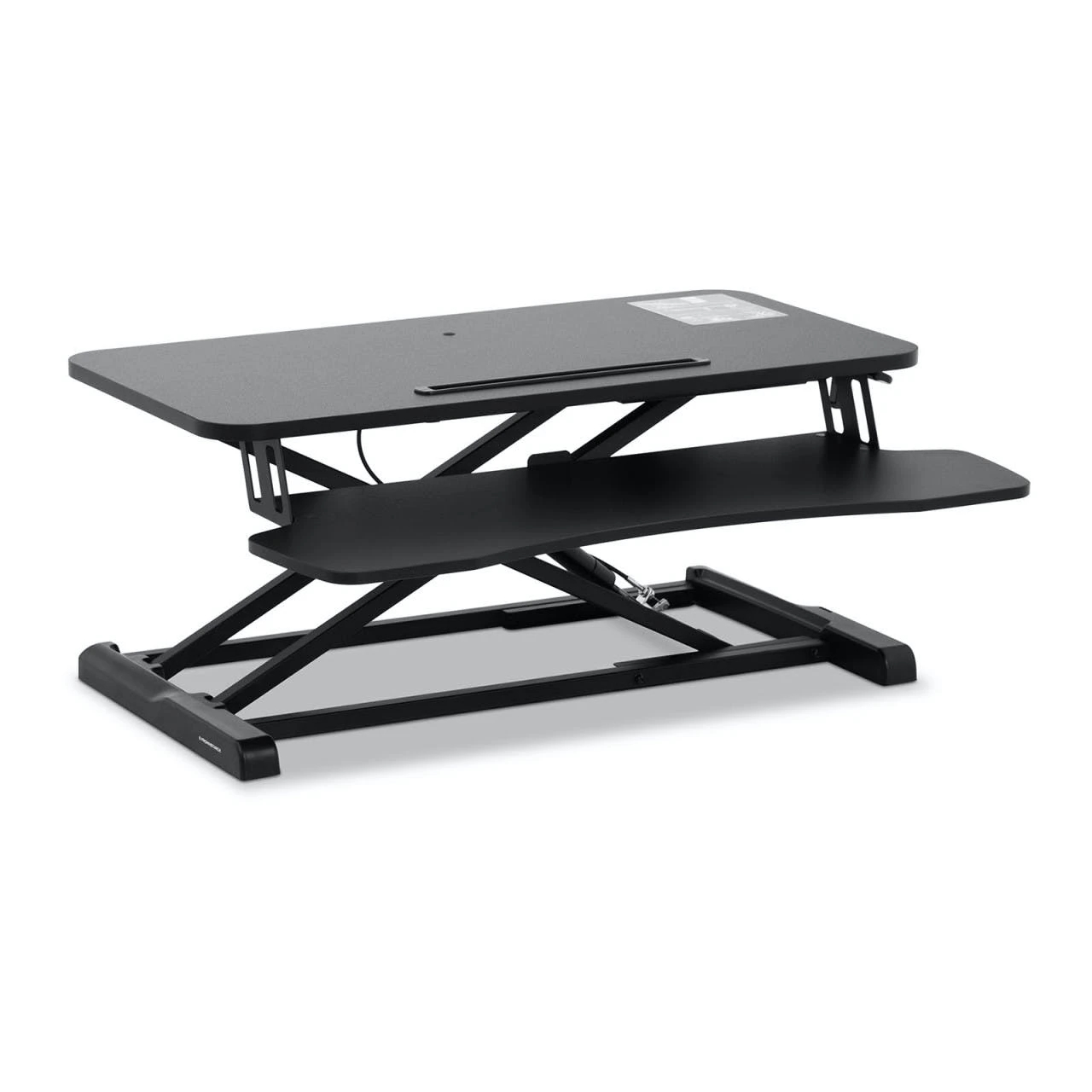 VALUE Höhenverstellbarer Schreibtischaufsatz, 800 X 400 Mm, Schwarz 3 VALUE Höhenverstellbarer Schreibtischaufsatz, 800 X 400 Mm, Schwarz – Bild 3