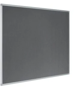 Bi-Office Earth Maya Graue Filznotiztafel Mit Aluminiumrahmen 180x120cm