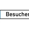 Null Parkplatzkennzeichen, P-Besucher, 113x523mm, Alu Geprägt - 523x113x0.45 Mm Aluminium Geprägt