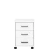 Null Möbelpartner Rollcontainer Panda | HxBxT 57x40x50 Cm (Höhe Mit Rollen) |Weiß Von PROREGAL