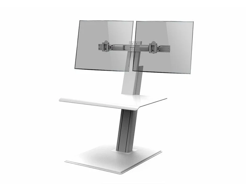 Null Humanscale QuickStand Eco Single Steh-Sitz Arbeitsplatz, Weiß 3 Null Humanscale QuickStand Eco Single Steh-Sitz Arbeitsplatz, Weiß – Bild 3