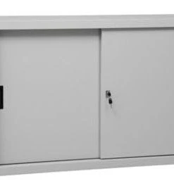 PROREGAL Schiebetürenschrank Ant | 2 Ordernhöhen | HxBxT 75x120x45 Cm | Grau -Yongsheng-Geschäft 17cef333 532b 4311 90fd b35736614597