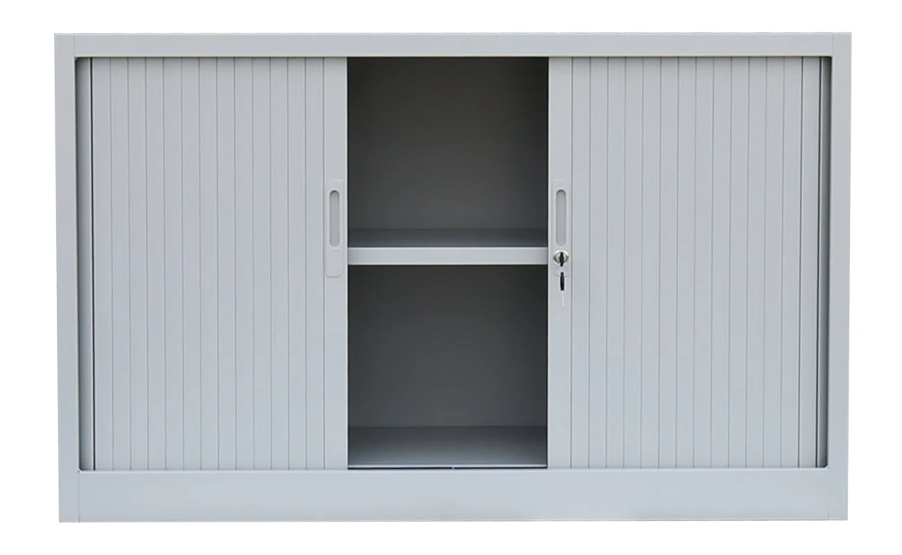 Lullmann Querrollladenschrank Sideboard 80cm Breit Stahl Büro Aktenschrank Rolladenschrank Grau (HxBxT) 75x80x46cm / 555080 5 Lullmann Querrollladenschrank Sideboard 80cm Breit Stahl Büro Aktenschrank Rolladenschrank Grau (HxBxT) 75x80x46cm / 555080 – Bild 5