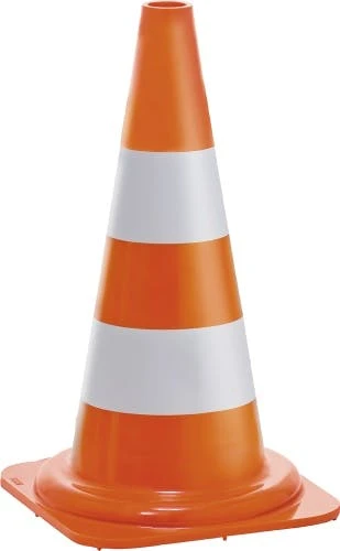 Null Verkehrskegel, Leitkegel Teilreflektierend, PVC, Rot/weiß, Höhe 500 Mm 2 Null Verkehrskegel, Leitkegel Teilreflektierend, PVC, Rot/weiß, Höhe 500 Mm – Bild 2