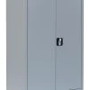 Lullmann Aktenschrank Metallschrank Abschließbar 120 X 92,5 X 42,2cm Grau 530320