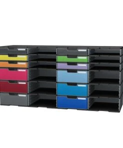 Exacompta 340714D 1x MODULODOC Jumbo Schublade Mit Schwarzer Frontplatte - Dunkelgrau -Yongsheng-Geschäft 1e828155 39ef 4f10 803b bf0cdfc41d3f