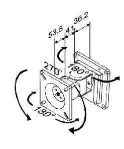 VALUE LCD-Befestigung, Wandmontage, 2 Gelenke, Schwarz -Yongsheng-Geschäft 21c7f1da c878 4b34 9378 2f1908763f64