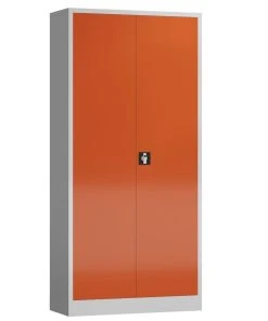 Lullmann Aktenschrank Kompl. Montiert 195x92x50cm Büro Metallschrank Mehrzweckschrank X-530354
