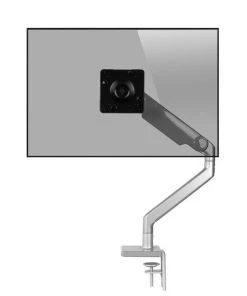 Null Humanscale M2.1 Monitor Tischhalterung Klemme, Schräg, Silber (M21CMSBTB)