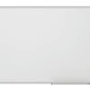 Null Whiteboard, HxB 450x600mm, Magnethaftend, Tafel Weiß, Ablageschale, Rahmen Alu, Silber