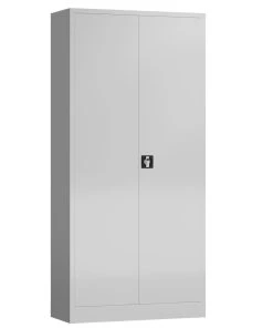 Lullmann Flügeltürenschrank Metallschrank Abschließbar H 1945 X B 920 X T 600 Mm Aktenschrank X-530360