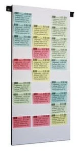 Null Wand-Sortiertafel, Vertikal 2 × 10 Fächer, Grau - Paperflow -Yongsheng-Geschäft 25e59883 f369 42ac bf8d 26c0dbea6bb3