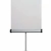 Maul Flipchart, H 1360-1960mm, Tafel HxB 970x660mm, Magnethaftend, 2 Blockhalter, Ablagebox, Gestell Alusilber, 5 Rollen