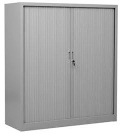 PROREGAL Rollladenschrank Weasel | 3 Ordernhöhen | HxBxT 135x120x46 Cm | Grau -Yongsheng-Geschäft 287ea6f4 6d7d 4e33 83a5 3e27aa21b850