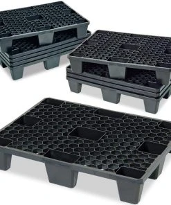 Null Schwerlastpalette Mit 3 Kufen, LxBxH 1200 X 800 X 150 Mm, Schwarz, Ohne Sicherungsrand -Yongsheng-Geschäft 28f94ec7 2c18 4a1d 8803 d88db566a220 7