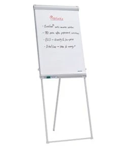 Franken Flipchart ECO Standard FC43 67x95cm 3-Bein Stativ Hellgrau