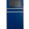 PROREGAL Industrie-PC-Schrank Bear | HxBxT 170x68x60 Cm | Grau-Blau
