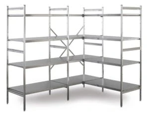 Null Edelstahl-Regal 2 Null Edelstahl-Regal – Bild 2