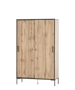 Null Möbelpartner Schiebetürenschrank Panda | HxBxT 165x100x41 Cm |Eiche Von PROREGAL -Yongsheng-Geschäft 31fc7abe 2334 4f68 a870 7a0bb662109b