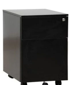 PROREGAL Rollcontainer Lynx | 1 Schublade & 1 Hängeschub| HxBxT 61x40x60 Cm | Schwarz -Yongsheng-Geschäft 3483dc19 0c1d 4acd 85e8 633ee998db74