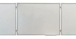 Maul Whiteboard, HxB 1000x1200mm, Magnethaftend, Tafel Weiß, 2 Flügel/5 Flächen, Rahmen Alu, Silber -Yongsheng-Geschäft 34e5bbac 444c 475d 9b85 a445788c6a32