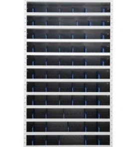 PROREGAL Universalfächerschrank Whale | 12 Fachböden | HxBxT 198x100x40 Cm | Grau -Yongsheng-Geschäft 35a22330 7d94 4af6 a0fc af31327fdbfa