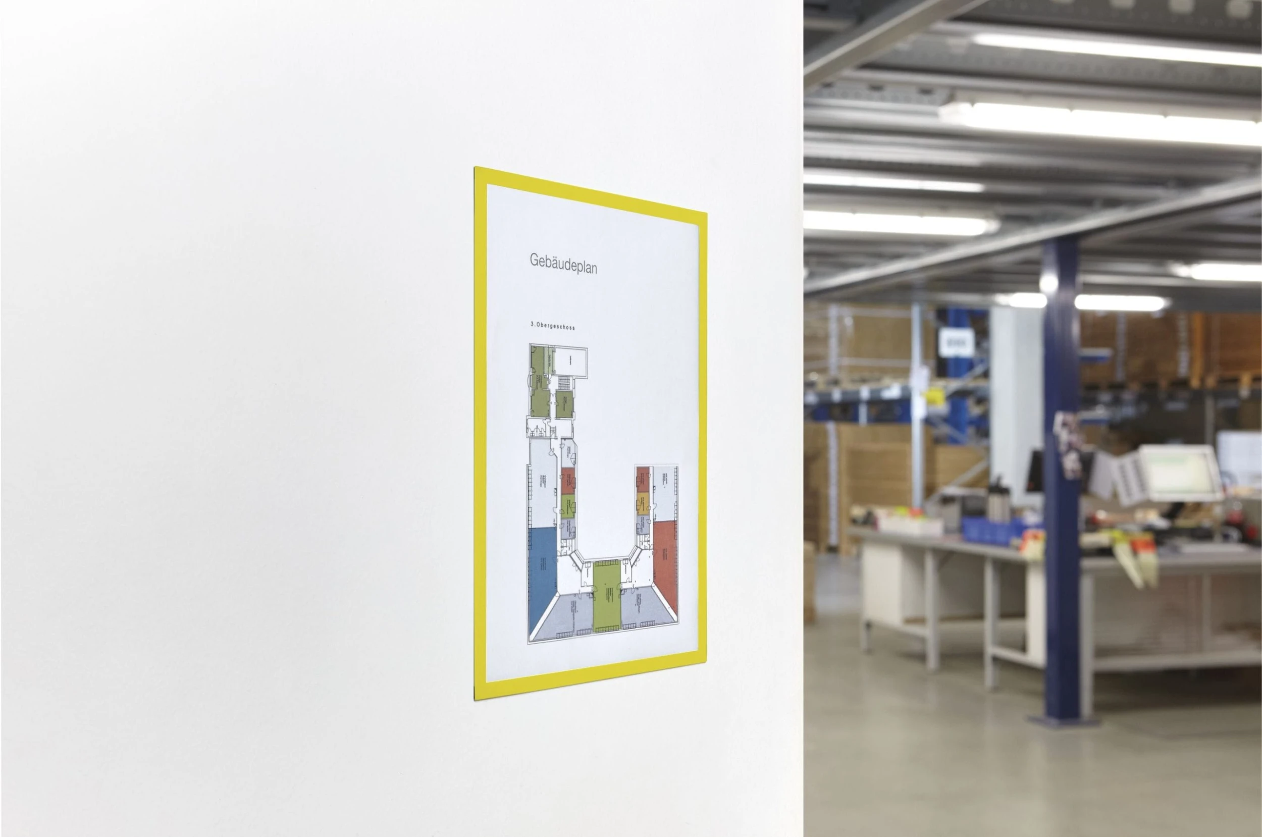 Null Magnetofix-Magnetrahmen, 5 Stück Gelb 1 Null Magnetofix-Magnetrahmen, 5 Stück Gelb