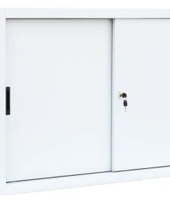 Lullmann XXL Schiebetürenschrank Büro Aktenschrank Sideboard Aus Stahl Grau 1950 X 1200 X 450 Mm (H XB XT) 550160 -Yongsheng-Geschäft 362b6461 e012 4576 bbdf 209041a532ed 4