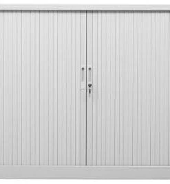 PROREGAL Rollladenschrank Weasel | 2 Ordernhöhen | HxBxT 105x120x46 Cm | Grau -Yongsheng-Geschäft 37ea9266 f9fa 4cbb a608 733becc6e999 3