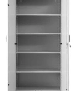 PROREGAL Aktenschrank Beetle | HxBxT 195x92x42 Cm | Silber-Grau -Yongsheng-Geschäft 39ac9034 49a0 4342 b54b 1ceedc2defda