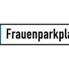 Null Parkplatzkennzeichen, P-Frauenparkplatz, 113x523mm, Alu Geprägt - 523x113x0.45 Mm Aluminium Geprägt