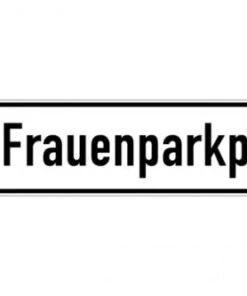 Null Parkplatzkennzeichen, P-Frauenparkplatz, 113x523mm, Alu Geprägt - 523x113x0.45 Mm Aluminium Geprägt