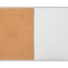 Maul Kombi-Tafel, HxB 600x900mm, Pinnbar, Magnethaftend, Tafel Kork/Stahl, Braun/weiß, Rahmen Alu, Silber