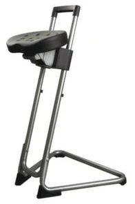 Null Stehhilfe, Sitz PU-Schaum Schwarz, Sitz H 600-850mm, Gestell Rot -Yongsheng-Geschäft 3b409a11 a6ed 491e aedc c299e20e8009 5