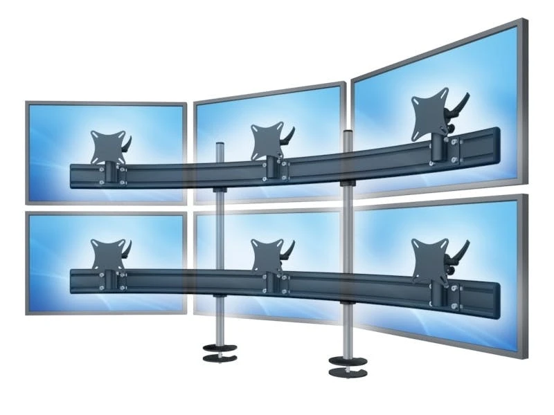 Null MonLines Monitor Tischklemme Para-System 3-fach Grau 7 Null MonLines Monitor Tischklemme Para-System 3-fach Grau – Bild 7