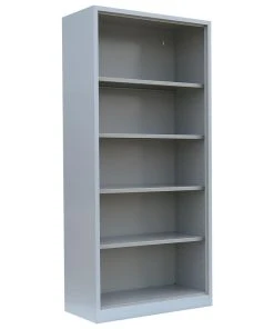 Lullmann Aktenregal Bücherregal Metallregal 5 OH 1945 X 920 X 420 Mm Lichtgrau X-540150