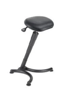 Null Stehhilfe, Sitz Stoff Schwarz, Sitz H 610-860mm, Gestell Schwarz, Schräge Säule -Yongsheng-Geschäft 426825c0 82fa 41bc 9a51 82151cabd326 5