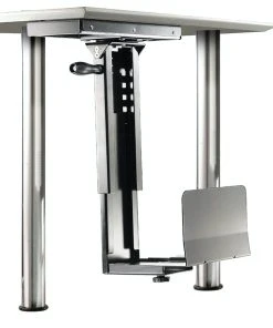 ROLINE PC-Halter Dreh- Und Ausziehbar, Silberfarben