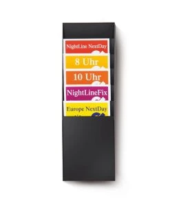 Null Wand-Sortiertafel, Vertikal 6 Fächer, Grau - Paperflow -Yongsheng-Geschäft 465b4852 d7c7 4e0e 9445 d9ce391dba37