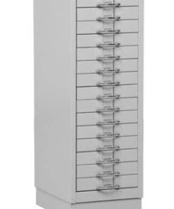 PROREGAL Schubladenschrank Swan | 15 Schubladen | DIN A4 | HxBxT 90x53x43 Cm | Grau -Yongsheng-Geschäft 46b97303 9523 45df b310 62ee947fef46