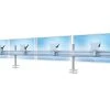 Null MonLines Flat 4er Display Tischhalterung Einbau MA 25-32Zoll WS XL, Grau