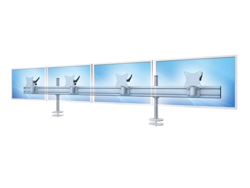 Null MonLines Flat 2er Display Tischhalterung Einbau MA 25-32Zoll WS XL, Grau 4 Null MonLines Flat 2er Display Tischhalterung Einbau MA 25-32Zoll WS XL, Grau – Bild 4