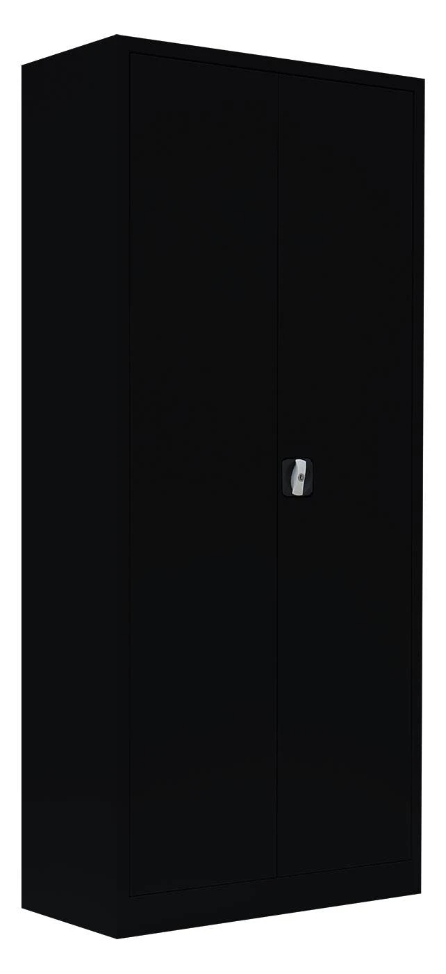 MIDORI® Aktenschrank Büroschrank Metallschrank Flügeltürenschrank Lagerschrank 4 Böden Schwarz 5 MIDORI® Aktenschrank Büroschrank Metallschrank Flügeltürenschrank Lagerschrank 4 Böden Schwarz – Bild 5