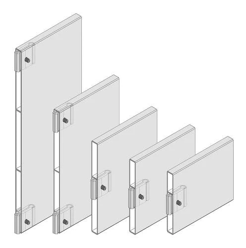 Null BERLIN Basic Hohlkammerprofil, 20 X 150 Cm, Lackiert 5 Null BERLIN Basic Hohlkammerprofil, 20 X 150 Cm, Lackiert – Bild 5