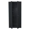 Lullmann Mehrzweckschrank Mit Flügeltüren Spind 1800 X 800 X 383 Mm Tiefschwarz