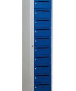 PROREGAL Postverteilerschrank Crane | HxBxT 180x40x50 Cm | Grau-Blau -Yongsheng-Geschäft 4b936b90 0a6a 4365 9311 587db3adc8b3