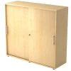 Lullmann System Schiebetürenschrank Büroschrank 3 OH, 1100 X 1200 X 400 Mm, Ahorn
